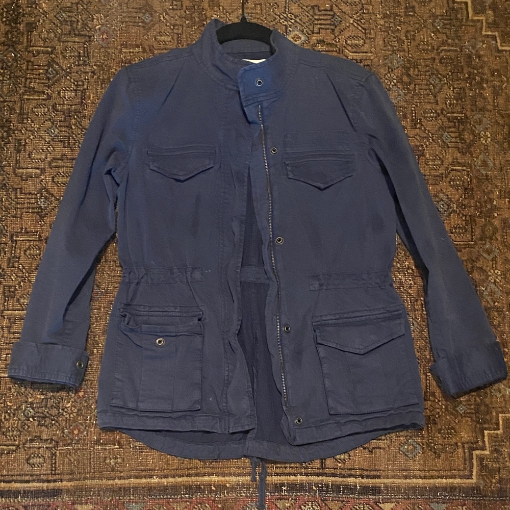 Navy Blue Barn Jacket